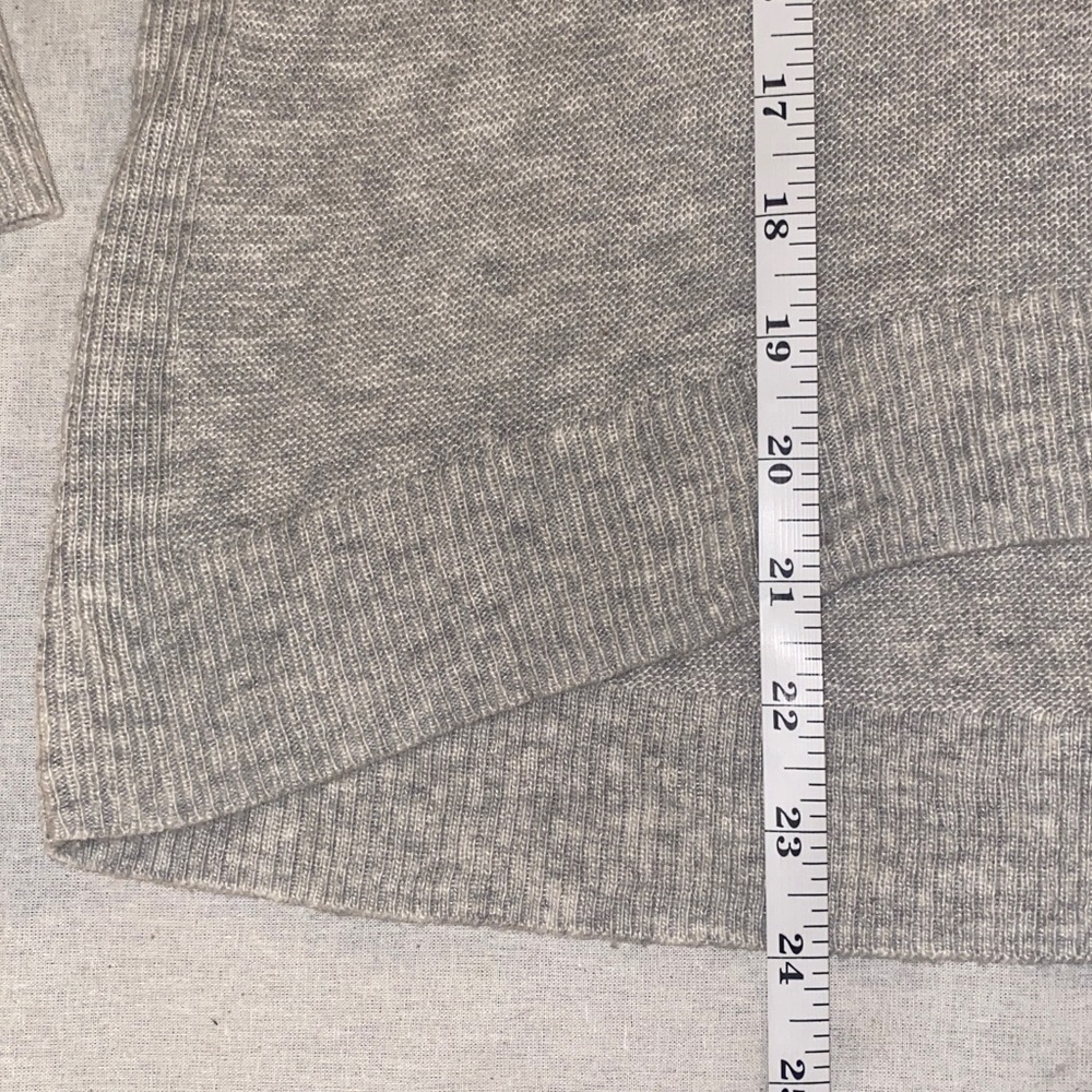 Madewell Light Grey Scoop Neck Alpaca & Wool Blend Sweater - Picture 10 of 12